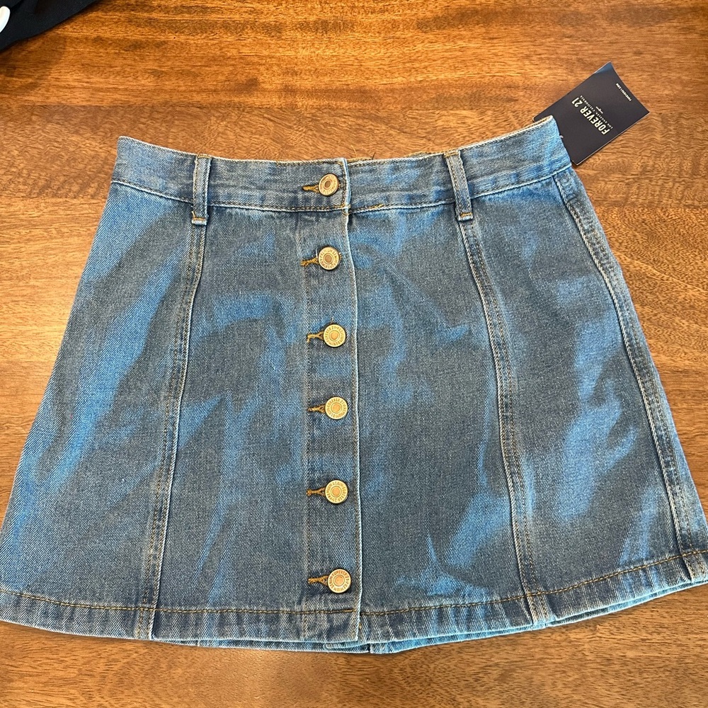 NWT jean skirt